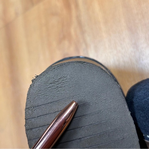 DANSKO Women’s Clog Black Burnished Suede Slip-on Work-nursing Shoes Size 38 - Picture 5 of 10